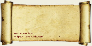 Jasmina Marković vizit kartica